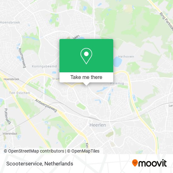 Scooterservice map