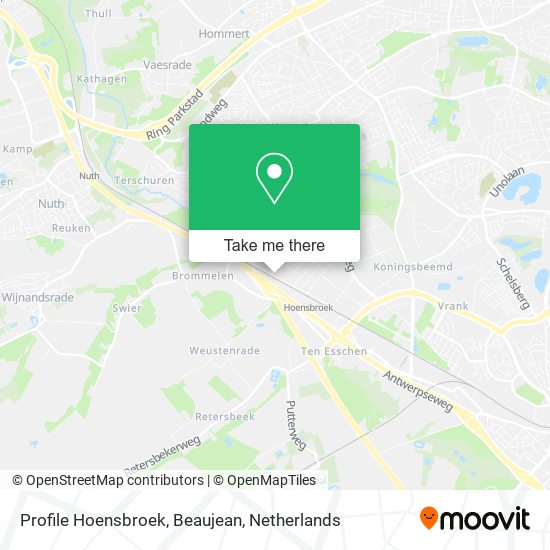 Profile Hoensbroek, Beaujean map