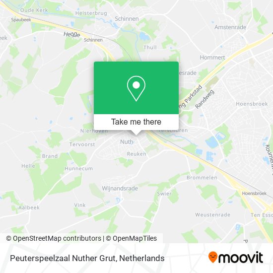 Peuterspeelzaal Nuther Grut map