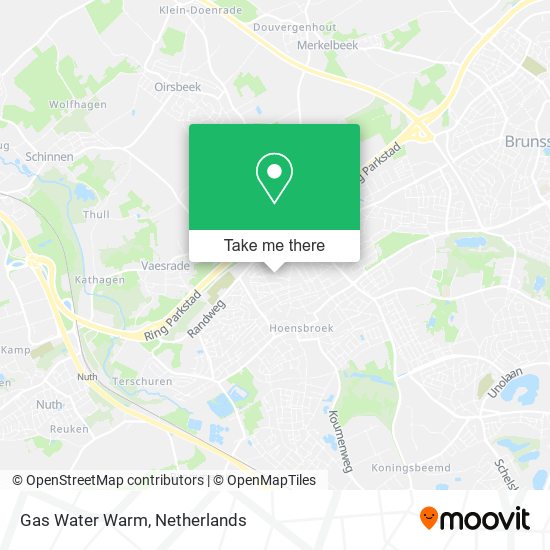 Gas Water Warm map