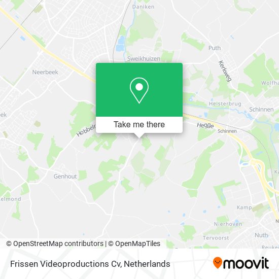 Frissen Videoproductions Cv map