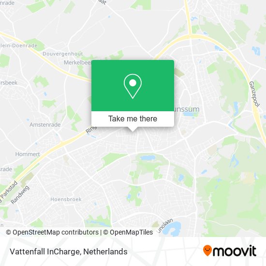 Vattenfall InCharge map