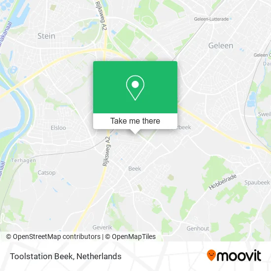 Toolstation Beek map