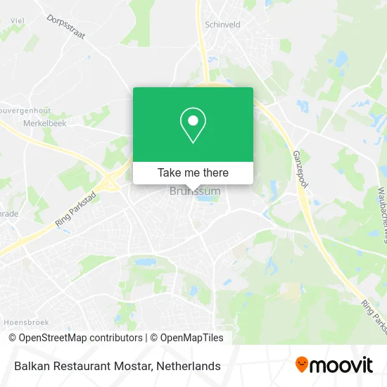 Balkan Restaurant Mostar map