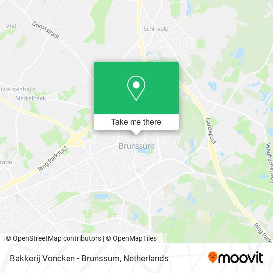 Bakkerij Voncken - Brunssum map
