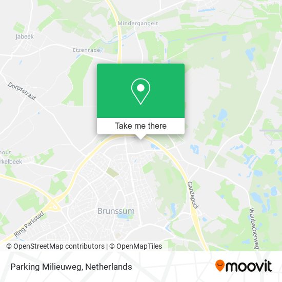 Parking Milieuweg map