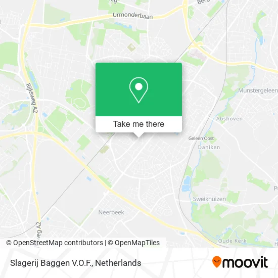 Slagerij Baggen V.O.F. map