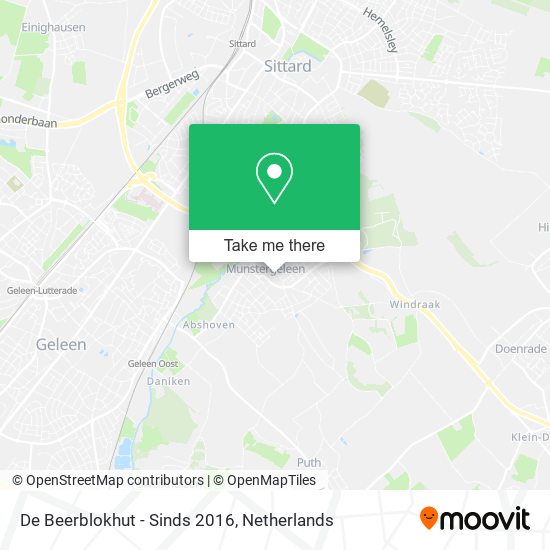 De Beerblokhut - Sinds 2016 map