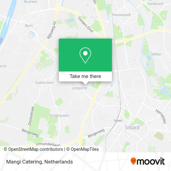 Mangi Catering map
