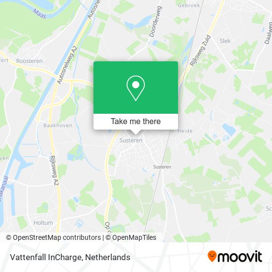 Vattenfall InCharge map