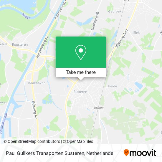 Paul Gulikers Transporten Susteren map