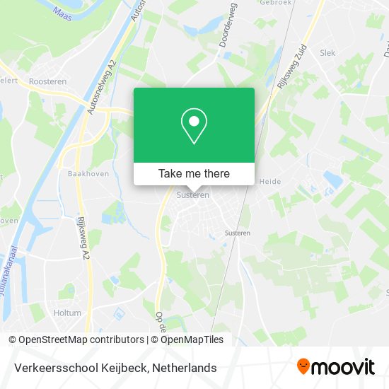 Verkeersschool Keijbeck Karte