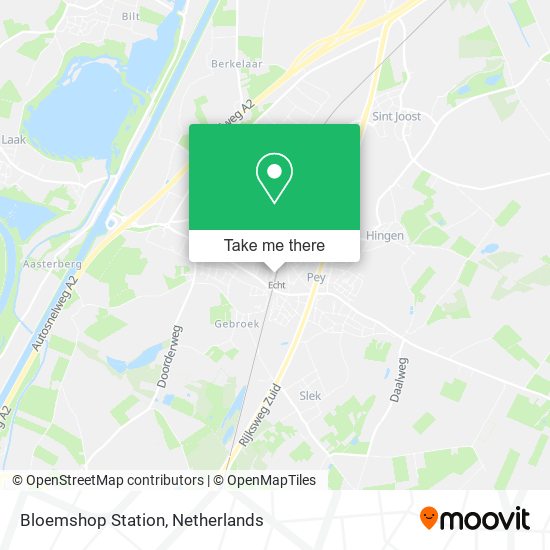 Bloemshop Station map