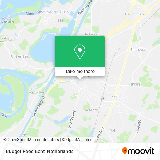 Budget Food Echt map