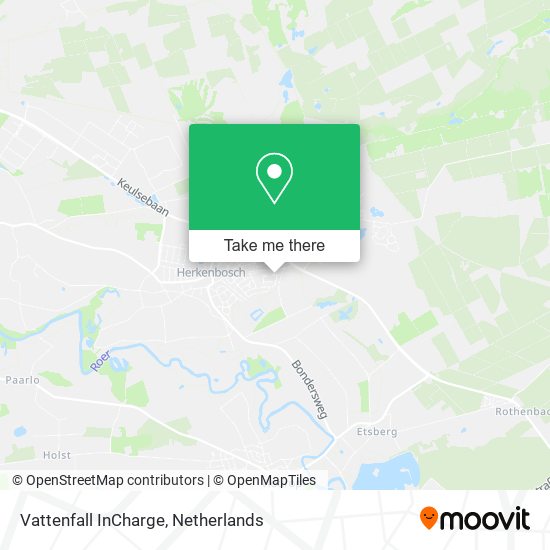 Vattenfall InCharge map