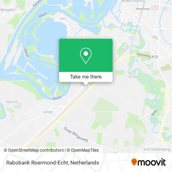 Rabobank Roermond-Echt map