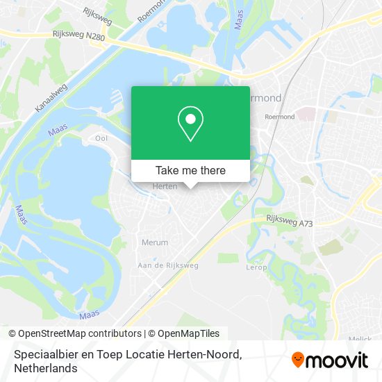 Speciaalbier en Toep Locatie Herten-Noord map