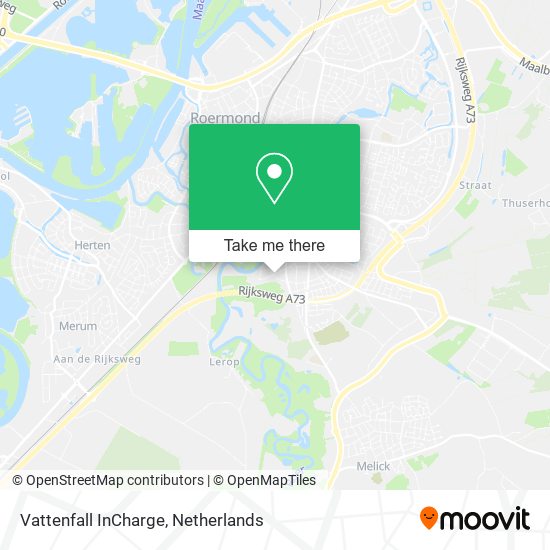 Vattenfall InCharge map