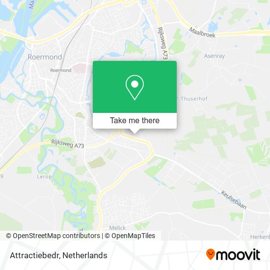 Attractiebedr map