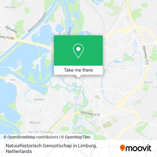 Natuurhistorisch Genootschap in Limburg map