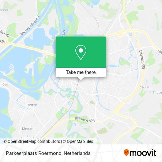 Parkeerplaats Roermond map