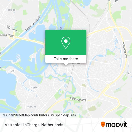 Vattenfall InCharge map