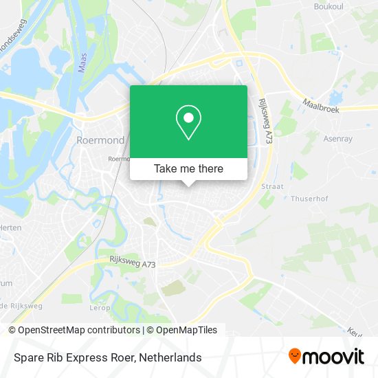 Spare Rib Express Roer map