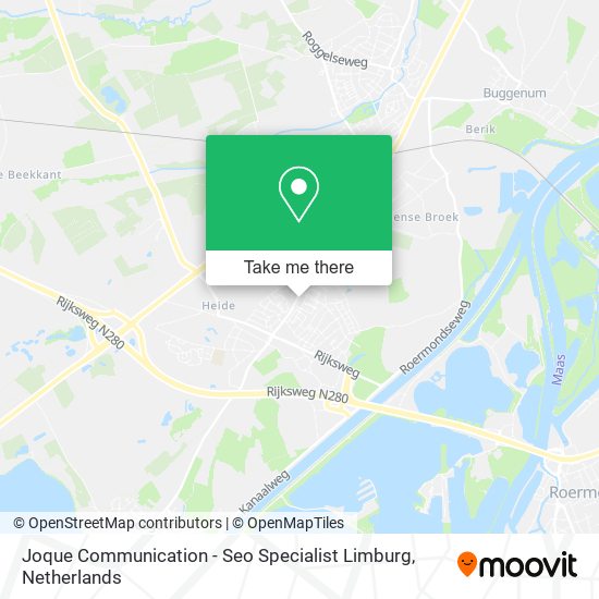 Joque Communication - Seo Specialist Limburg map