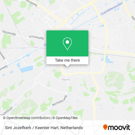 Sint Jozefkerk / Keenter Hart map