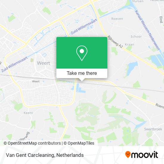 Van Gent Carcleaning map