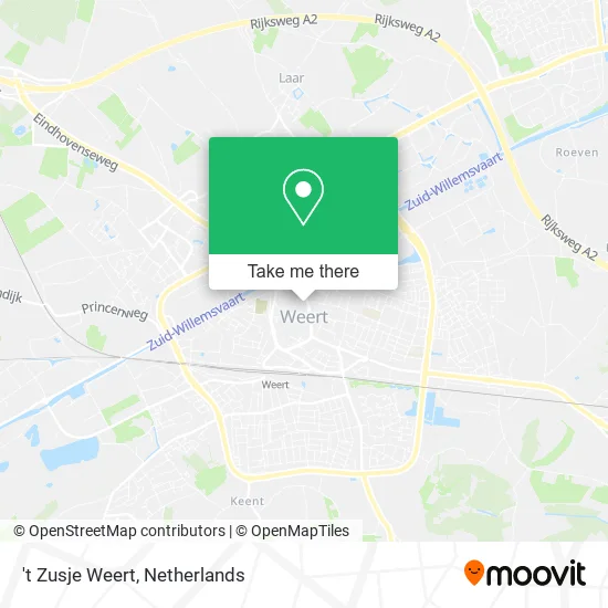 't Zusje Weert map