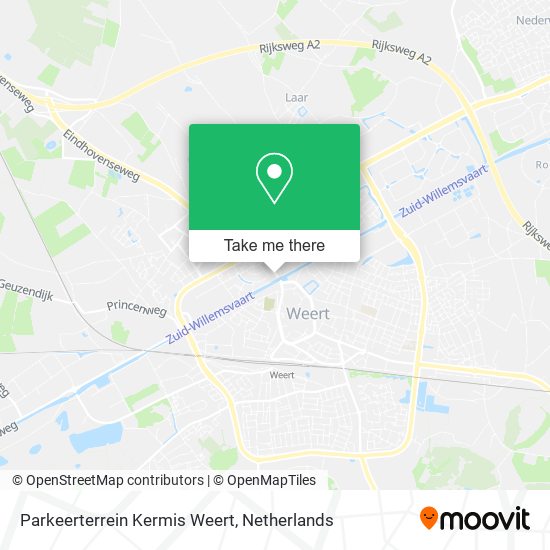 Parkeerterrein Kermis Weert map