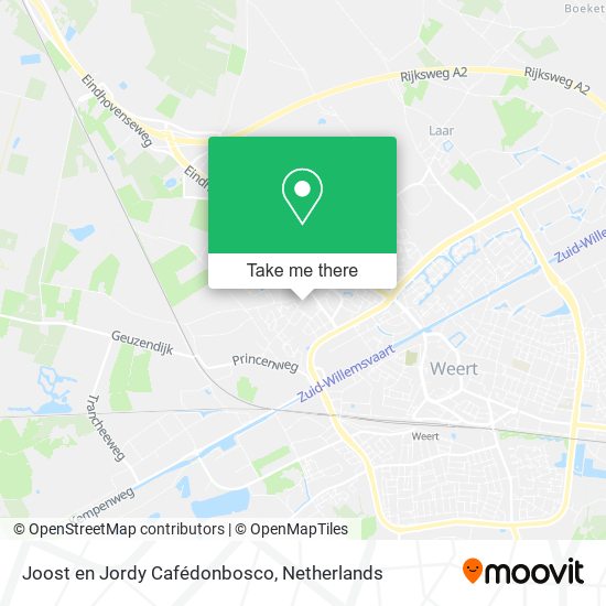 Joost en Jordy Cafédonbosco map