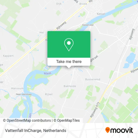 Vattenfall InCharge map