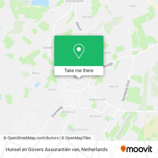 Hunsel en Govers Assurantiën van map