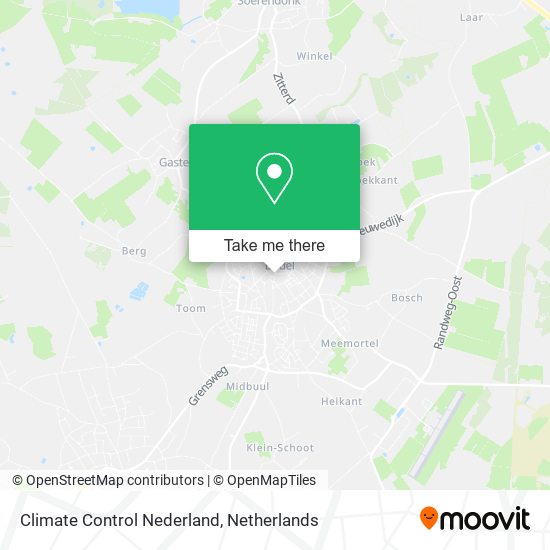 Climate Control Nederland map