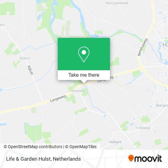 Life & Garden Hulst map