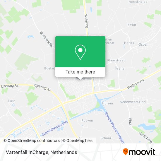 Vattenfall InCharge map