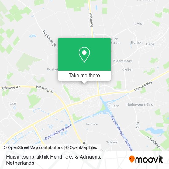 Huisartsenpraktijk Hendricks & Adriaens map