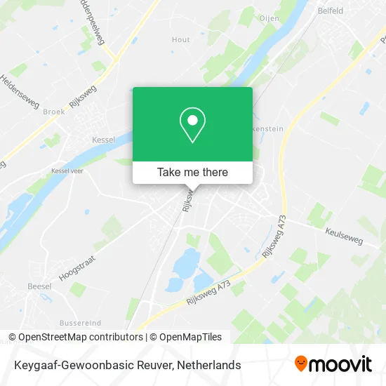 Keygaaf-Gewoonbasic Reuver map