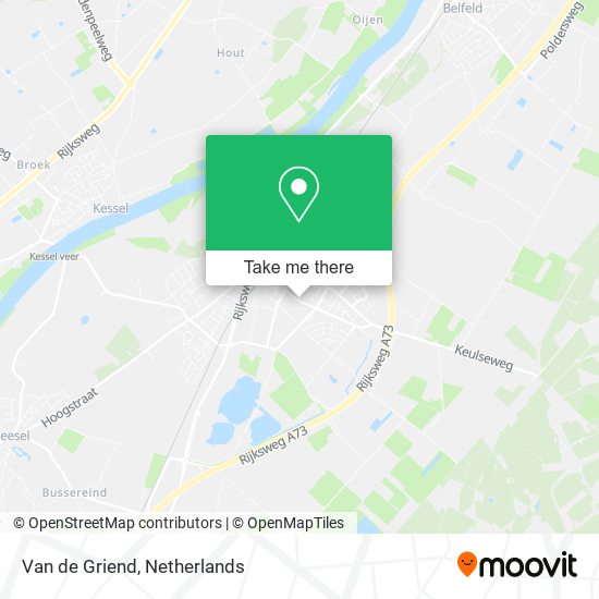 Van de Griend map