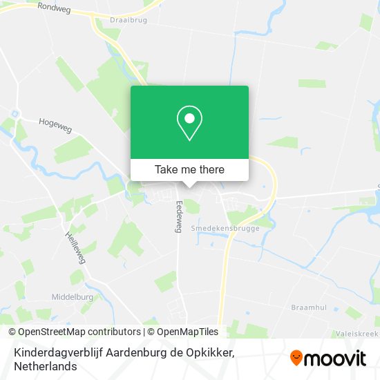 Kinderdagverblijf Aardenburg de Opkikker Karte