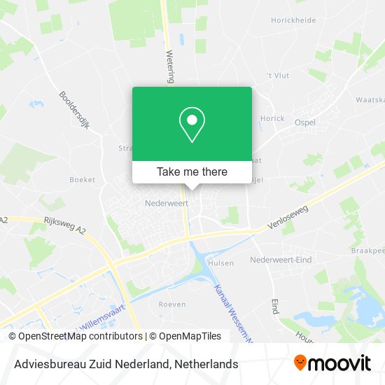 Adviesbureau Zuid Nederland map