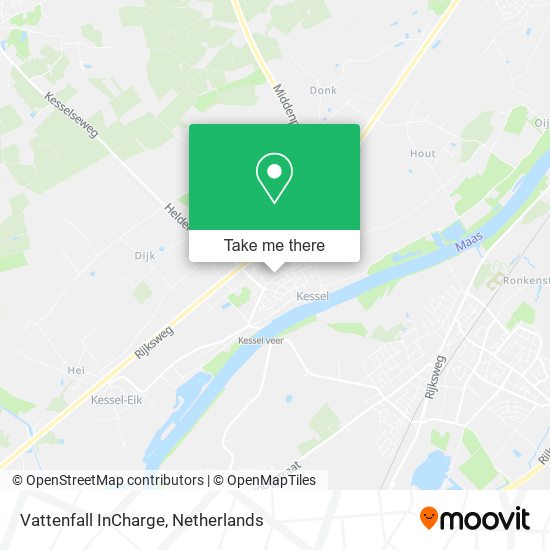 Vattenfall InCharge map