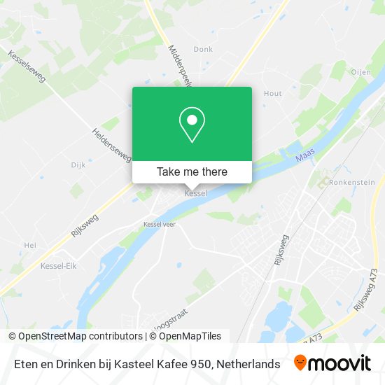 Eten en Drinken bij Kasteel Kafee 950 map