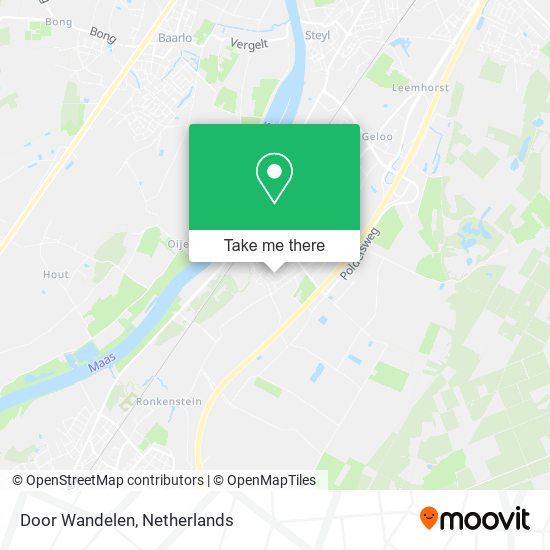 Door Wandelen map