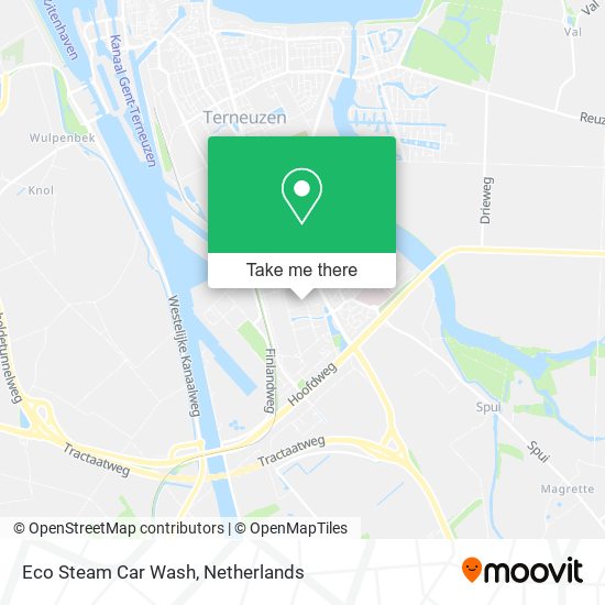 Eco Steam Car Wash map