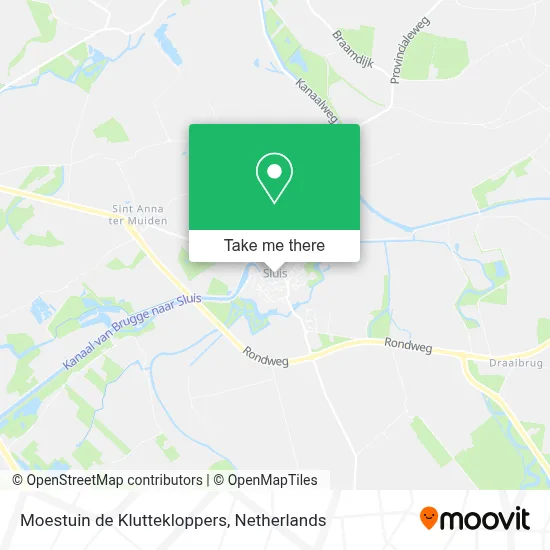 Moestuin de Kluttekloppers map