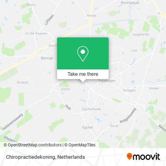 Chiropractiedekoning map