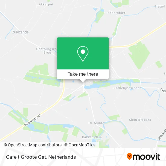 Cafe t Groote Gat map